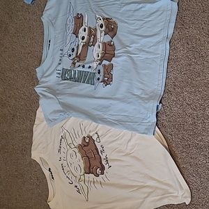 Star Wars Grogu Crop Tee 2 pack